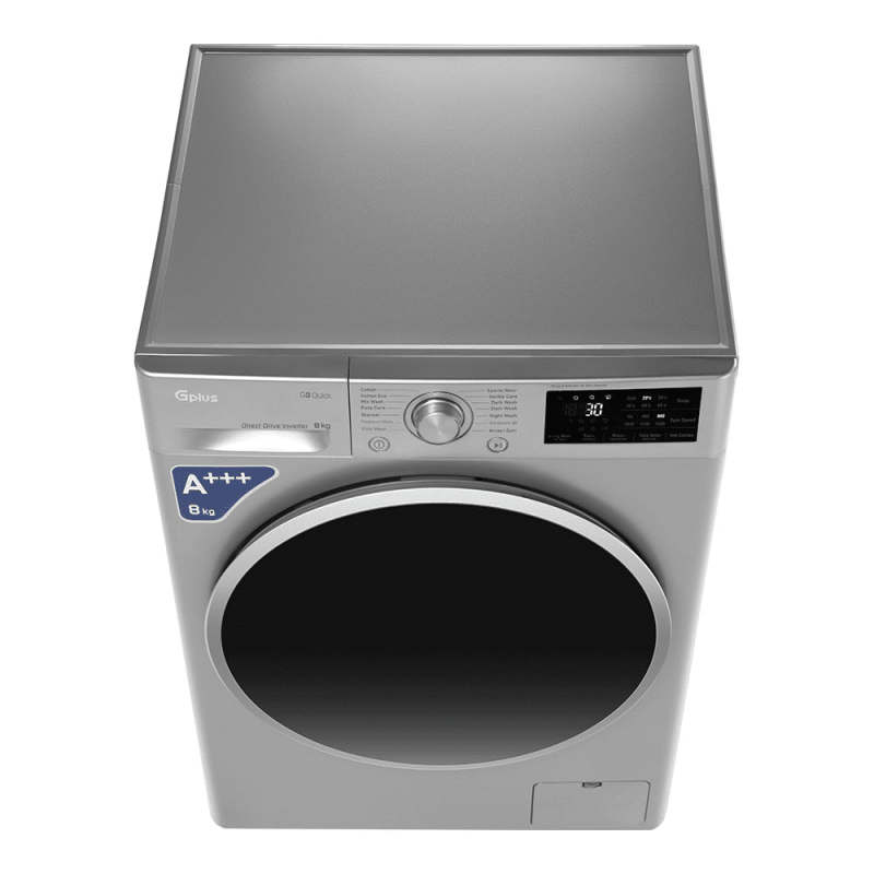 ماشین لباسشویی 8 کیلویی جی پلاس مدل GWM-P87S