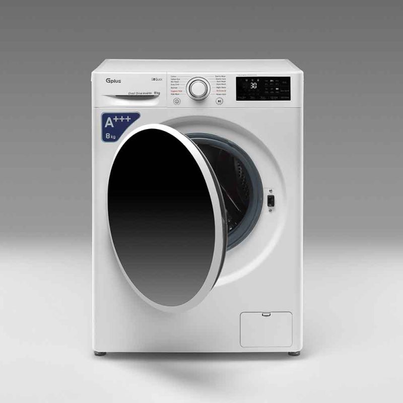 ماشین لباسشویی 8 کیلویی جی پلاس مدل GWM-R87W.KTN