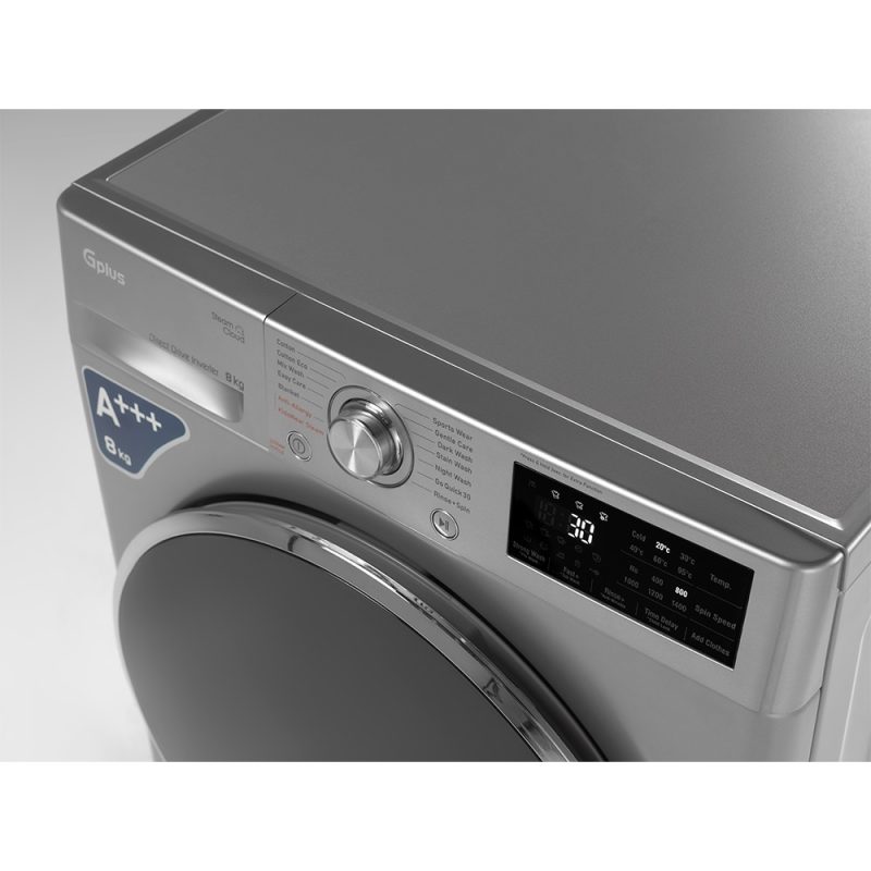 ماشین لباسشویی 8 کیلویی جی پلاس مدل GWM-R88S.KTN