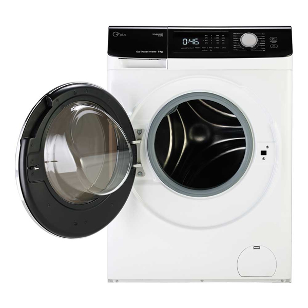ماشین لباسشویی 8 کیلویی جی پلاس مدل GWM-M854W.RW