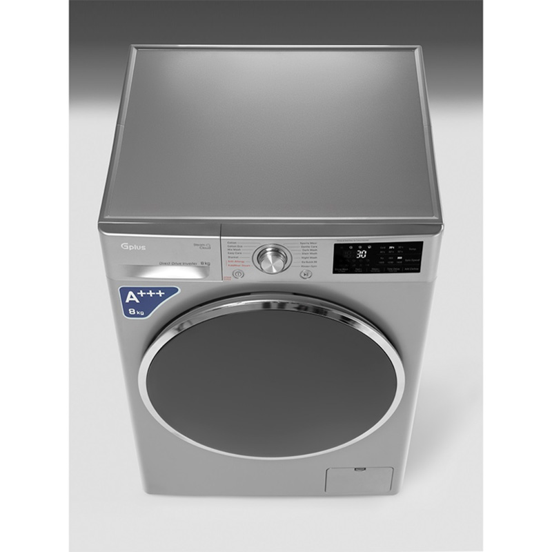 ماشین لباسشویی 8 کیلویی جی پلاس مدل GWM-R808S