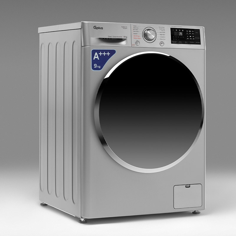 ماشین لباسشویی 9 کیلویی جی پلاس مدل GWM-R909S