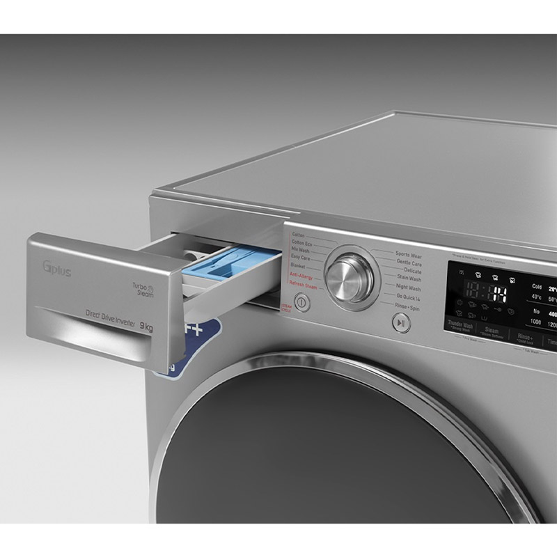 ماشین لباسشویی 9 کیلویی جی پلاس مدل GWM-R909S