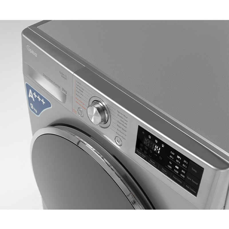 ماشین لباسشویی 9 کیلویی جی پلاس مدل GWM-R909S