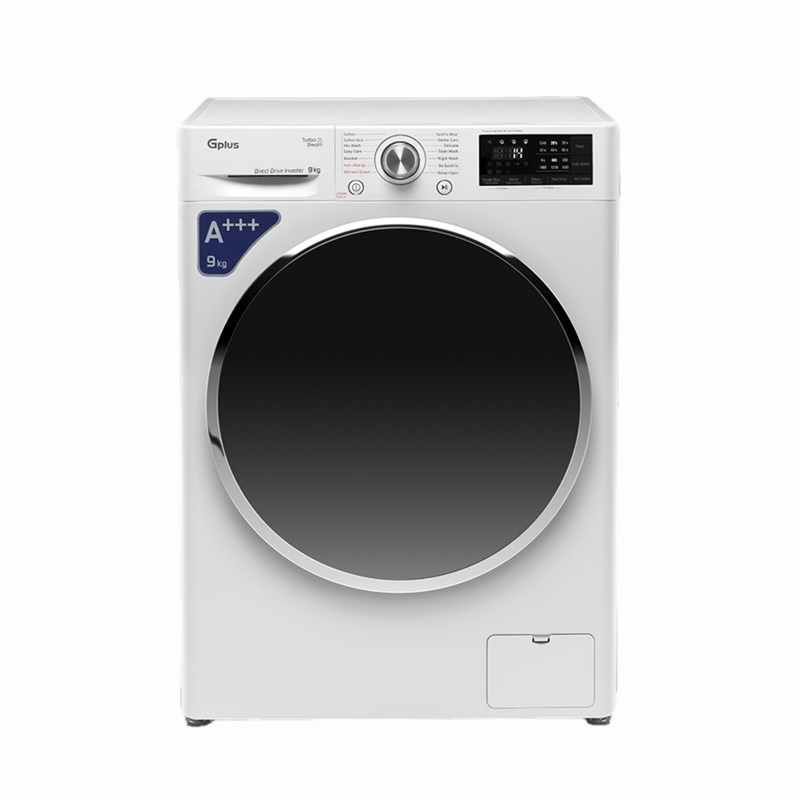 ماشین لباسشویی 9 کیلویی جی پلاس مدل GWM-R909W