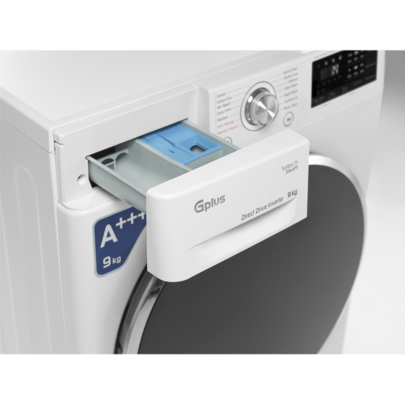 ماشین لباسشویی 9 کیلویی جی پلاس مدل GWM-R909W