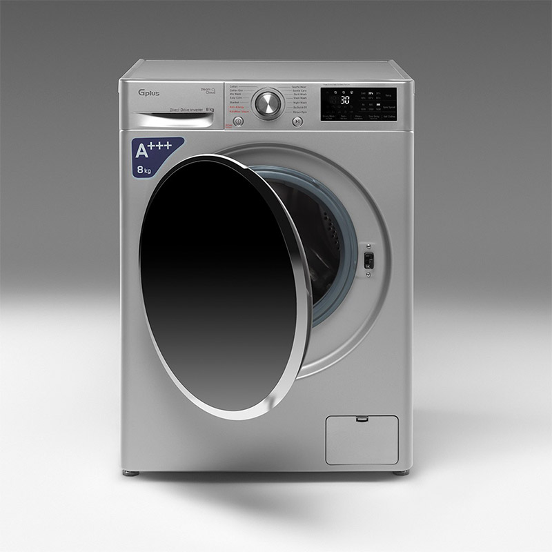 ماشین لباسشویی 9 کیلویی جی پلاس مدل GWM-R909S.N