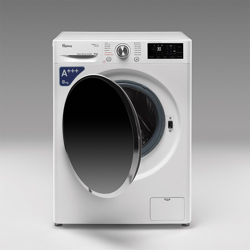 ماشین لباسشویی 9 کیلویی جی پلاس مدل GWM-R909W.N