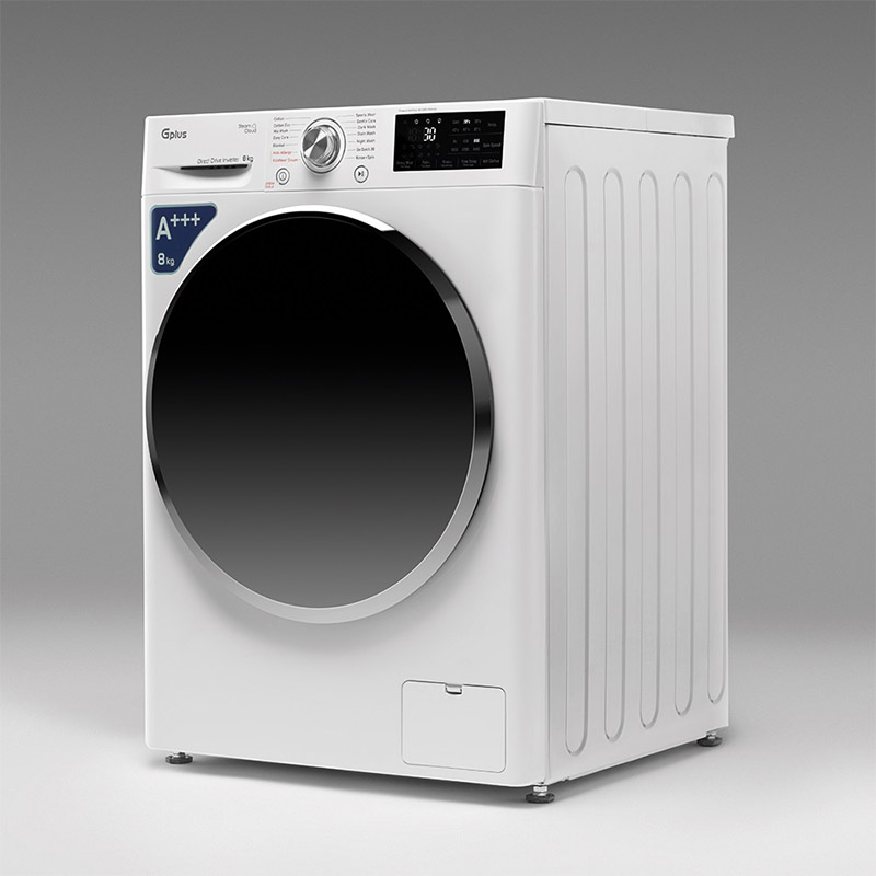 ماشین لباسشویی 8 کیلویی جی پلاس مدل GWM-R808W.N
