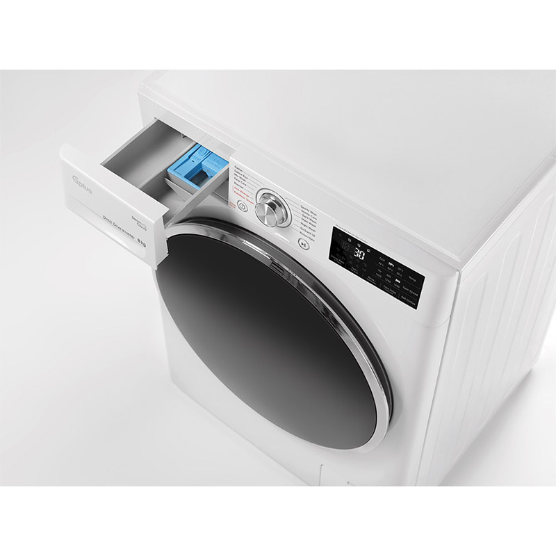 ماشین لباسشویی 8 کیلویی جی پلاس مدل GWM-R808W.N